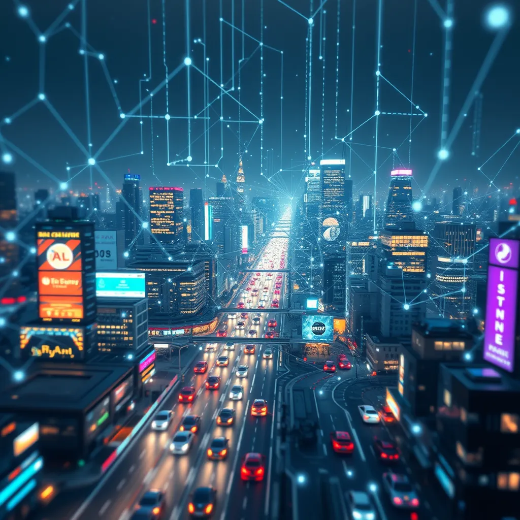 Data collection and AI analysis in city management