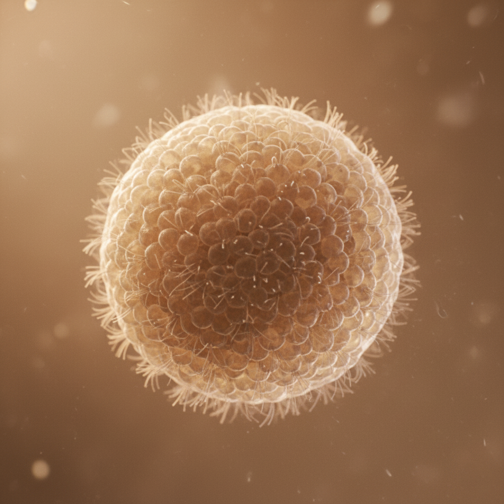 Microscopic image of a Xenobot (living robot)