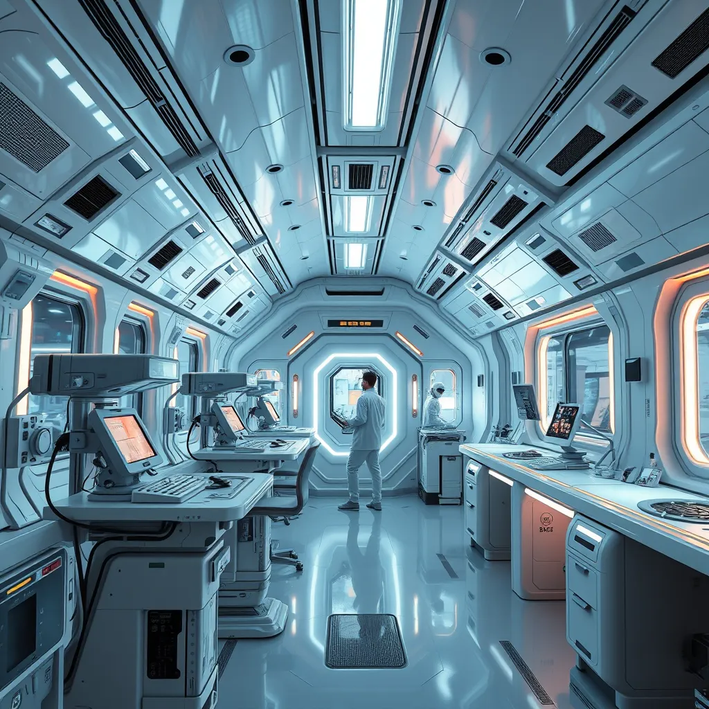 Microgravity Factory Interior